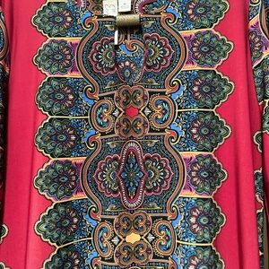 Emma & Michele Multicolor Paisley Dress